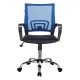 Кресло Бюрократ CH-695N/SL/BL/TW-11 спинка сетка синий TW-05 сиденье черный TW-11 крестовина хром. Фото товара с разных ракурсов.