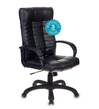 Кресло руководителя Бюрократ KB-10/BLACK черный искусственная кожа