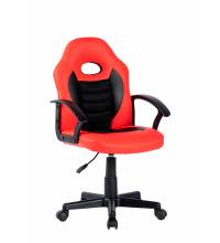 Кресло детское компьютерное CHAIRMAN CH111 экокожа, красно-черный