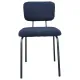 Стулья  "Ideal CF-080", КОМПЛЕКТ 4 шт., черный каркас, букле черный, 533244. Фото товара с разных ракурсов.