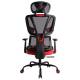 Кресло  PREMIUM "Toxin GM-520", синхромеханизм, экокожа/сетка/ткань, черное/красное, 532950. Фото товара с разных ракурсов.